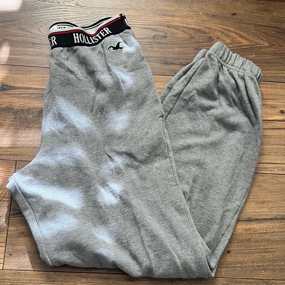 Hollister grey sweat pants